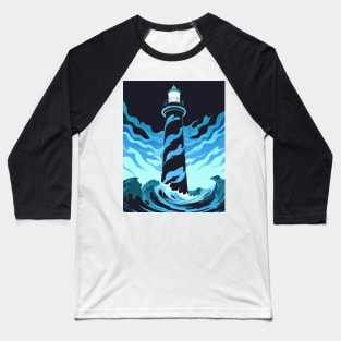 Strong Lighthouse Baseball T-Shirt